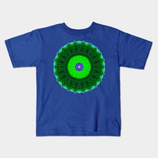 Evergreen Circle Design Kids T-Shirt